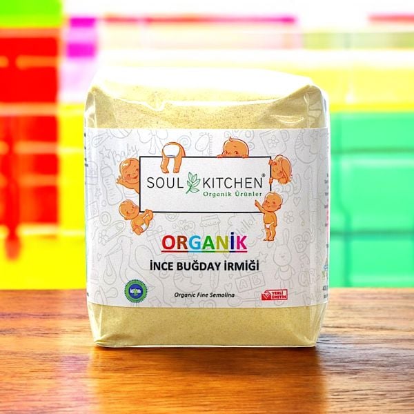 Organik İnce Buğday İrmiği 400gr (bebek irmiği)