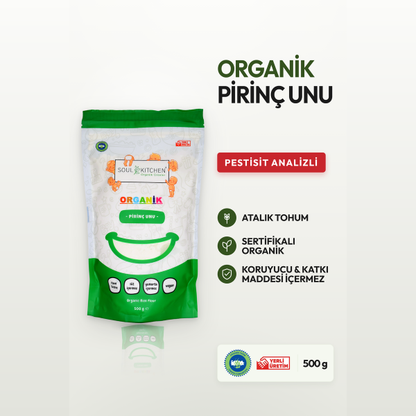 Organik Pirinç Unu 500gr