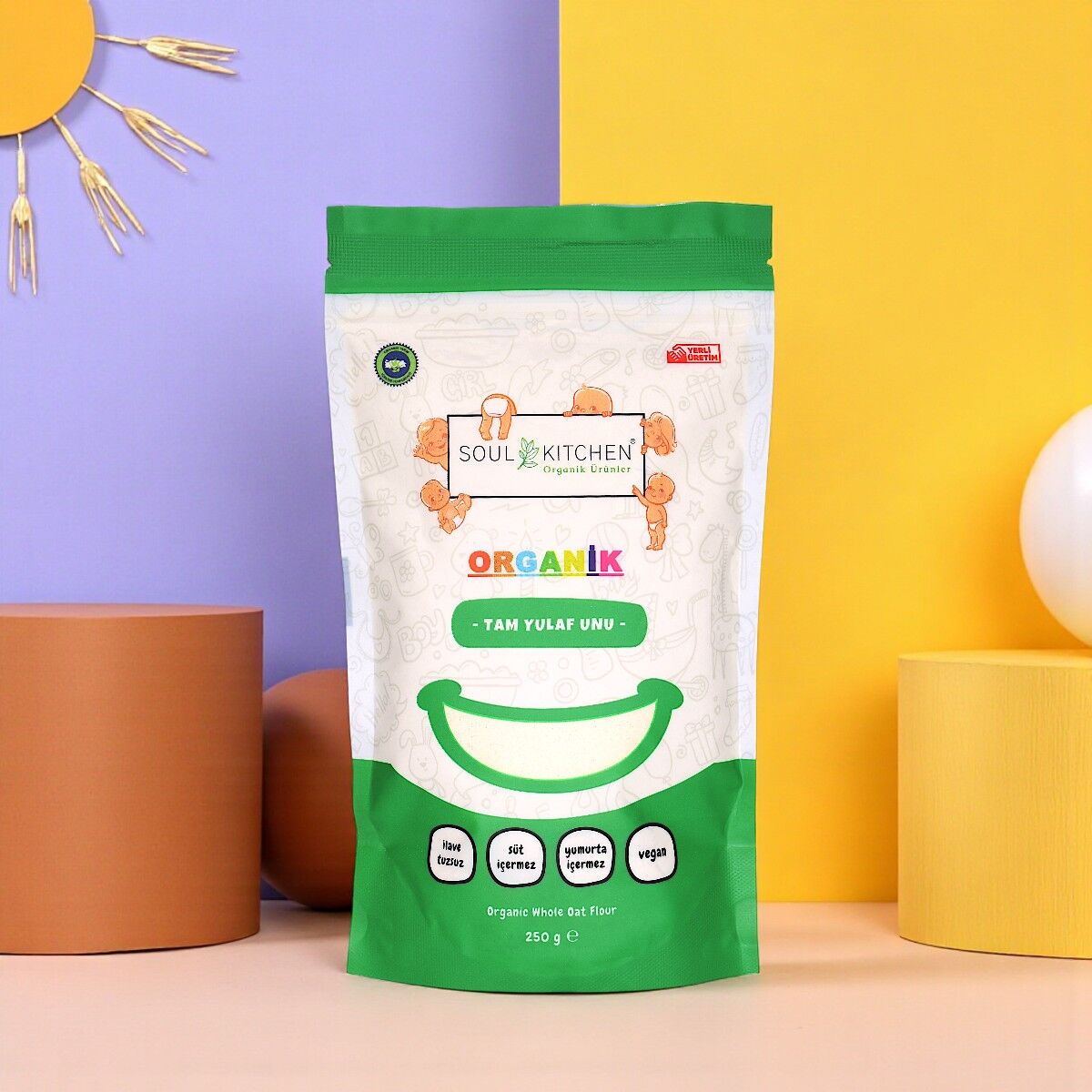 Organik Tam Yulaf Unu eko 250gr