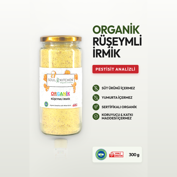 Organik Rüşeymli İrmik 300gr
