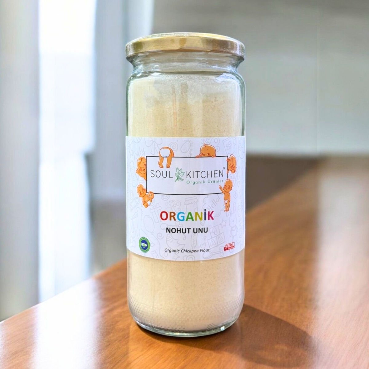 Organik Nohut Unu cam 250gr