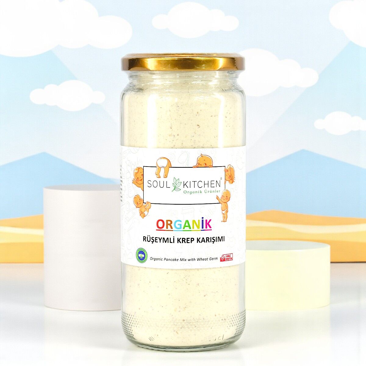 Organik Rüşeymli Krep Karışımı 300gr