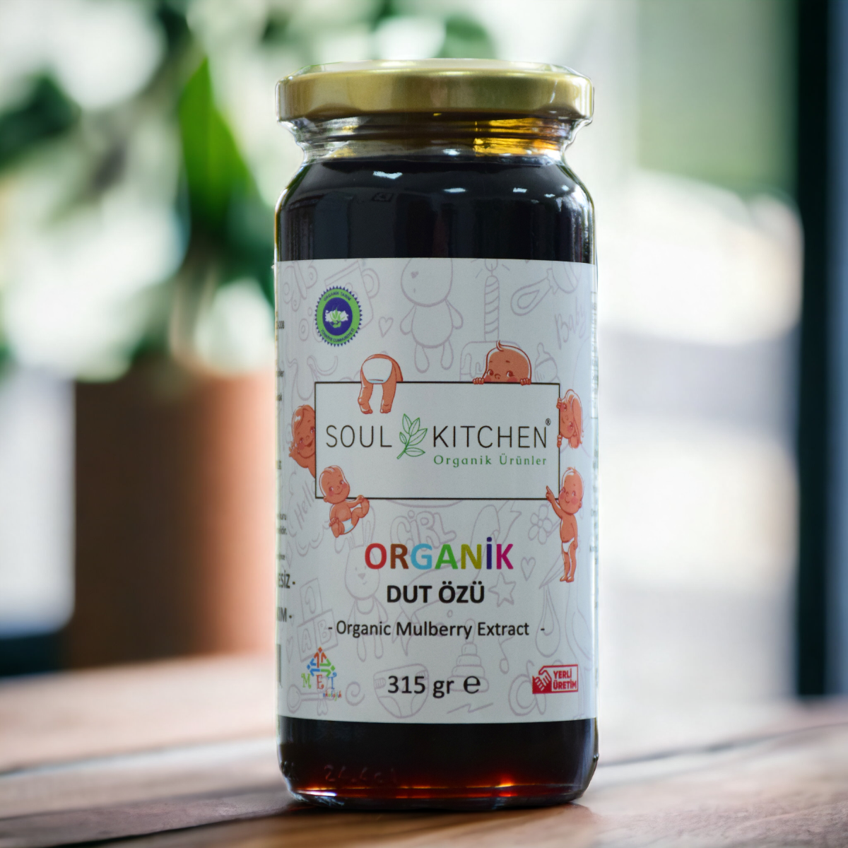 Organik Dut Özü 315gr (Soğuk Sıkım) (Şeker İlavesiz)