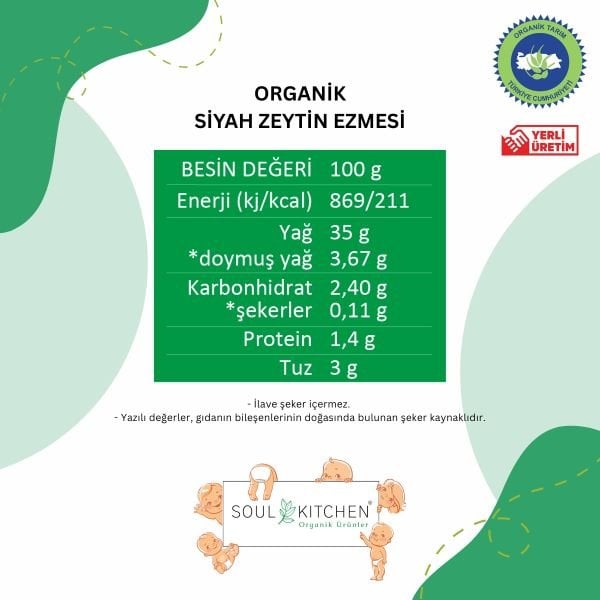 Organik Zeytin Ezmesi 180gr