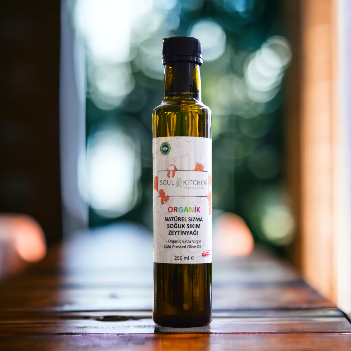 Organik Natürel Sızma Soğuk Sıkım Zeytinyağı 250ml