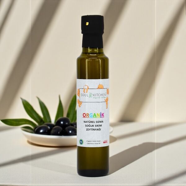 Organik Natürel Sızma Soğuk Sıkım Zeytinyağı 250ml