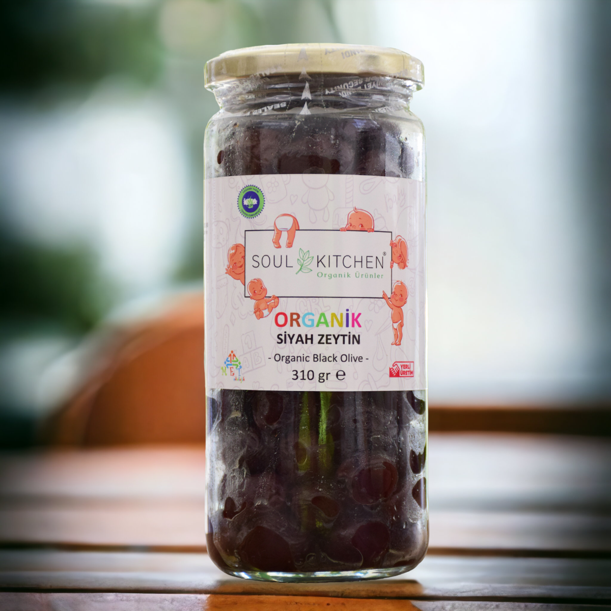 Organik Siyah Zeytin 310gr