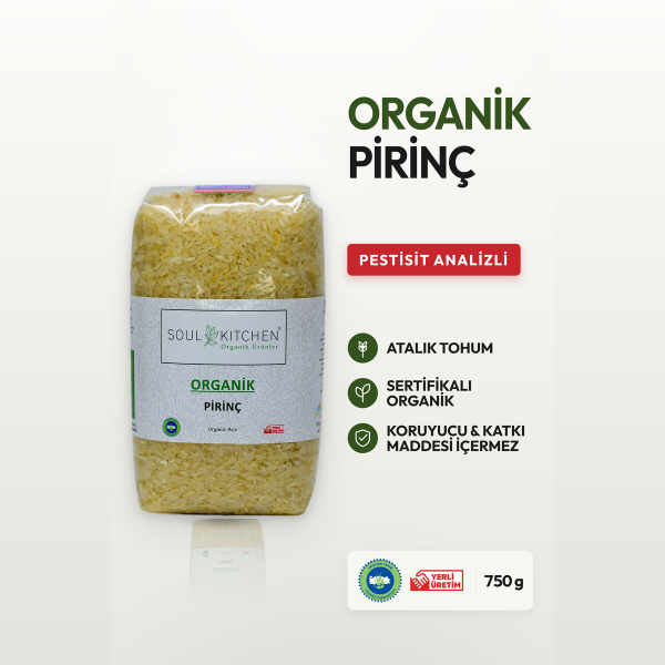 Organik Pirinç 750gr