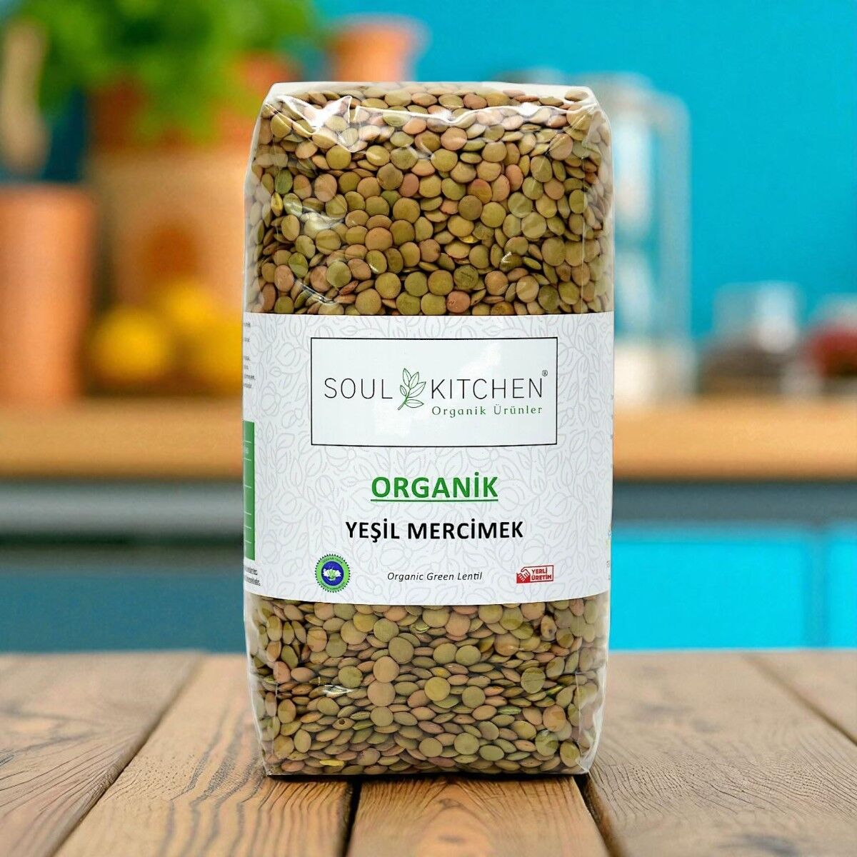 Organik Yeşil Mercimek 750gr