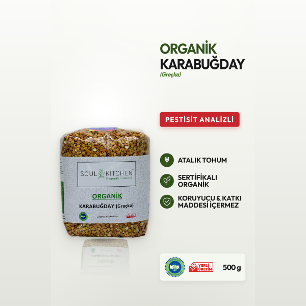 Organik Karabuğday (Greçka) 500gr