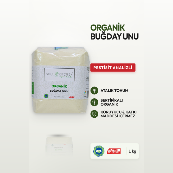 Organik Buğday Unu 1000gr