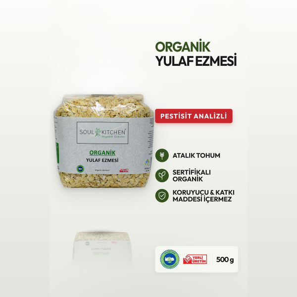 Organik Yulaf Ezmesi 500gr