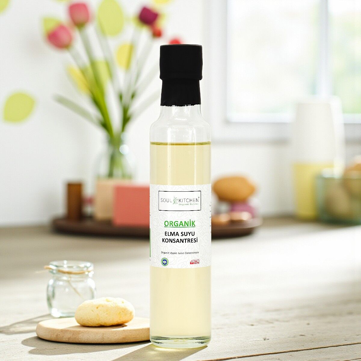 Organik Elma Suyu Konsantresi 300gr (Tatlandırıcı)