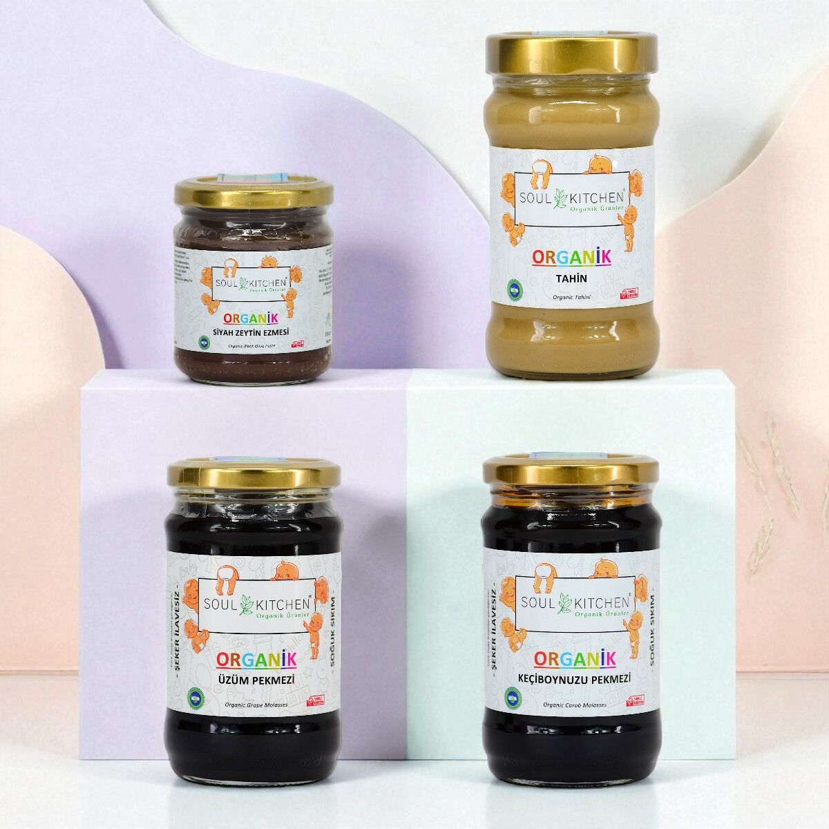 Organik Ek Gıda Seti 4'lü Paket Model 3