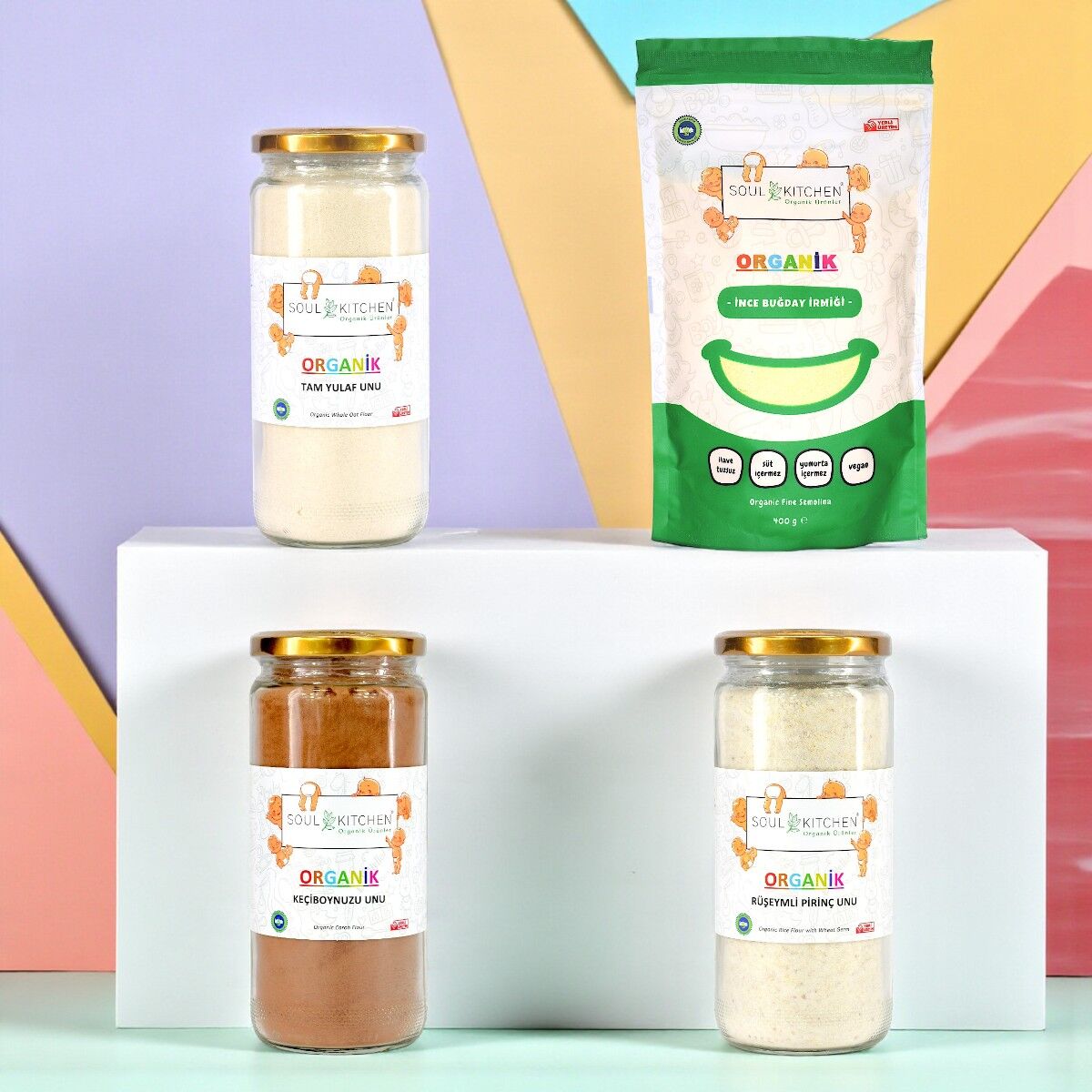 Organik Ek Gıda Seti 4'lü Paket Model 7