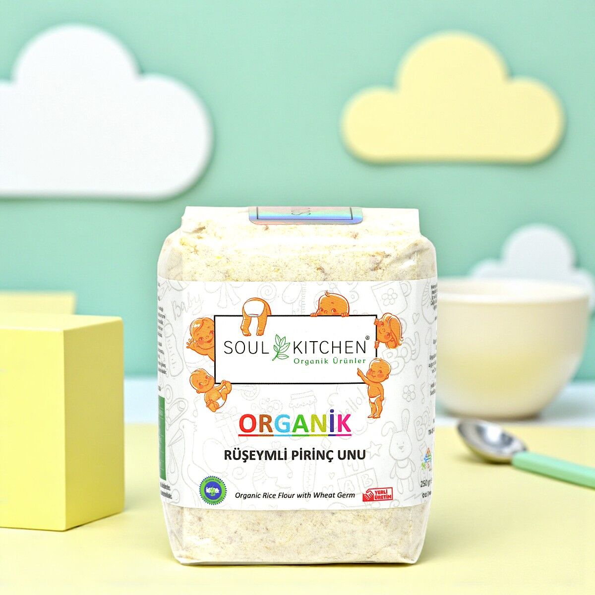 Organik Rüşeymli Pirinç Unu 250gr