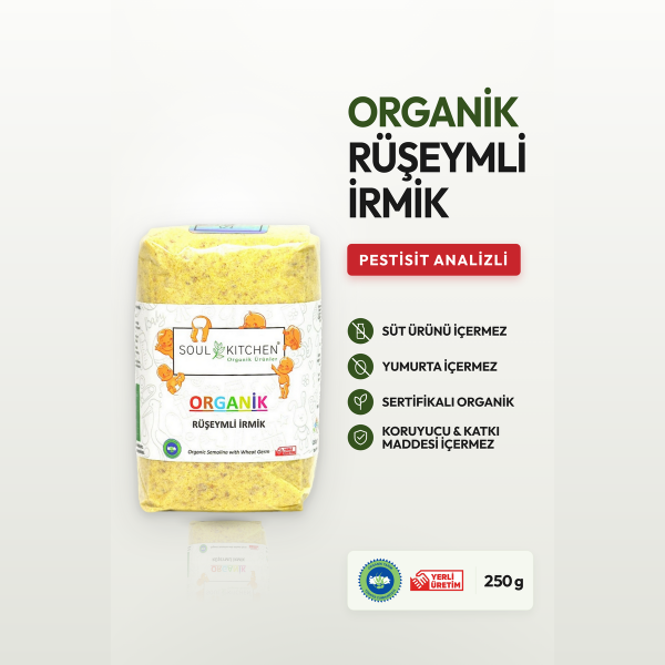 Organik Rüşeymli İrmik 250gr