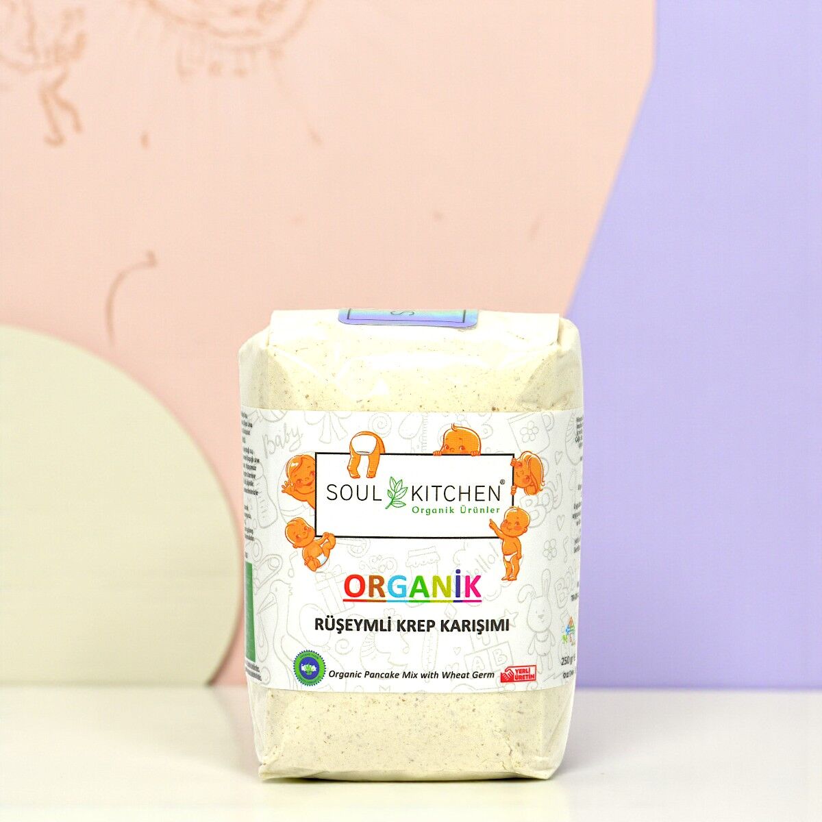 Organik Rüşeymli Krep Karışımı 250gr