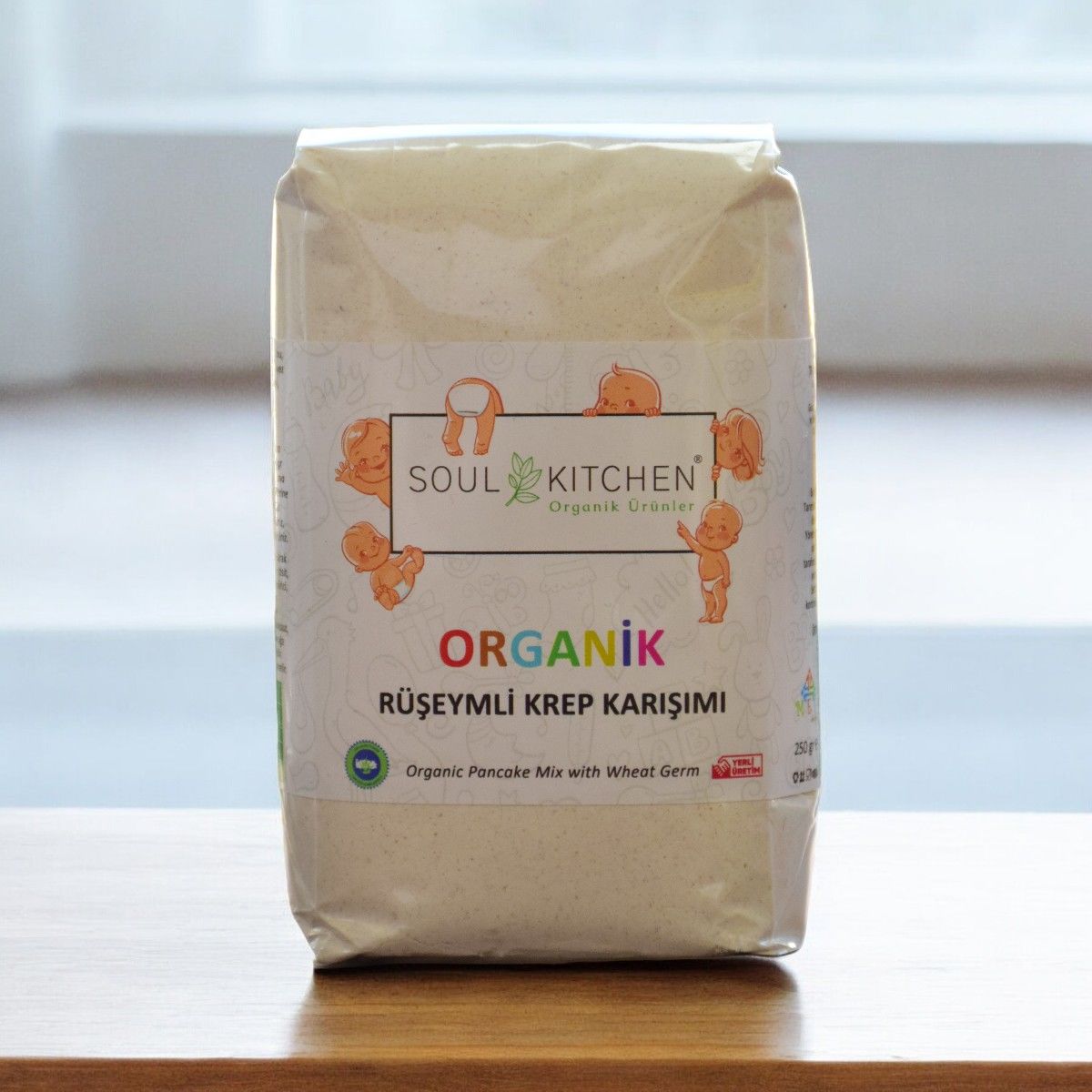 Organik Rüşeymli Krep Karışımı 250gr