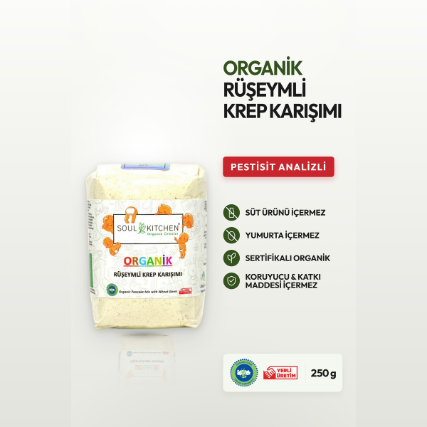 Organik Rüşeymli Krep Karışımı 250gr