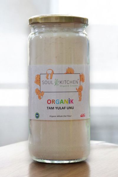 Organik Tam Yulaf Unu cam 250gr