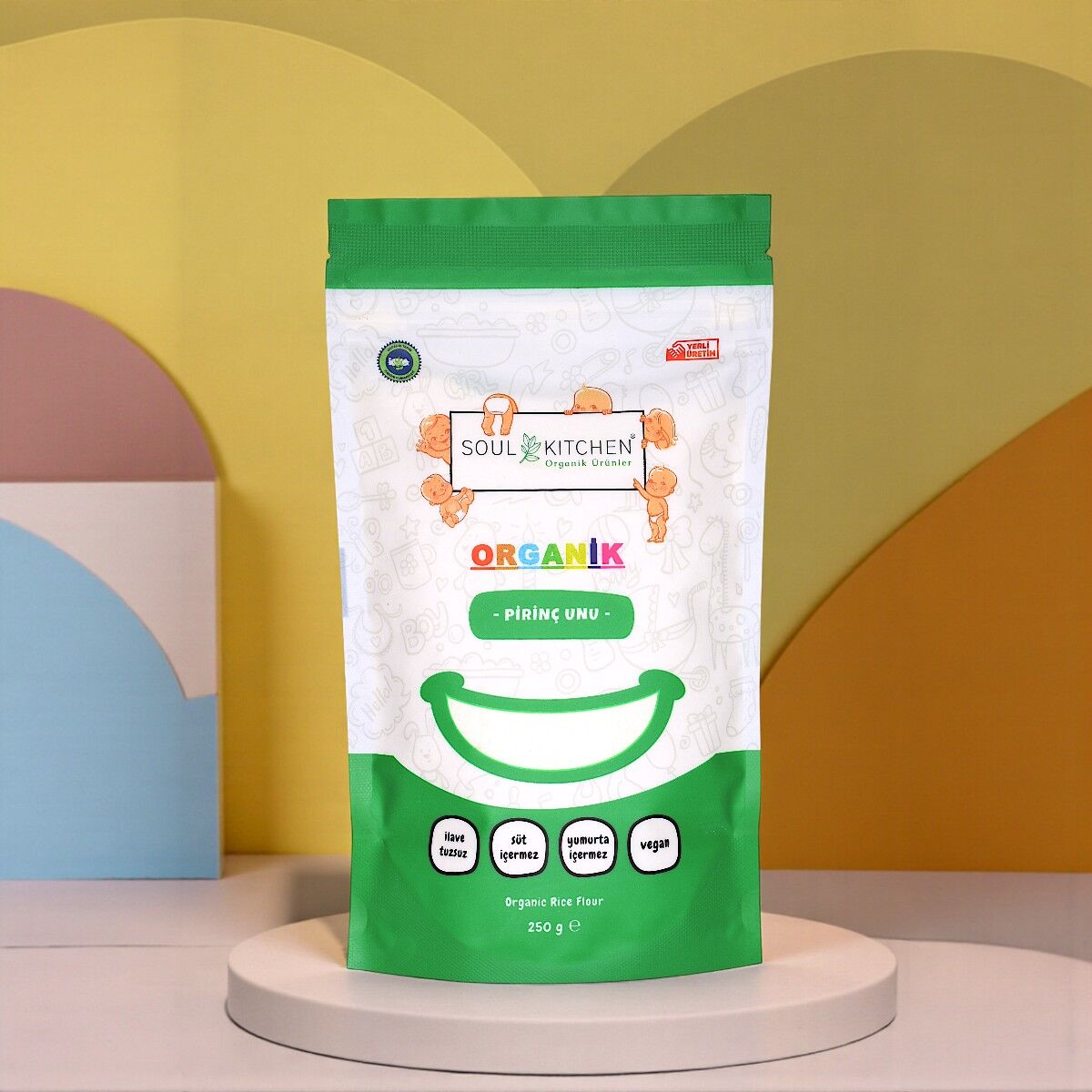 Organik Pirinç Unu 250gr