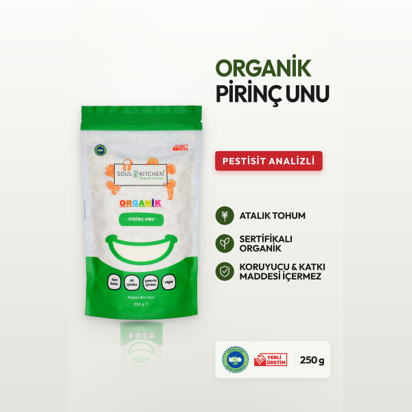 Organik Pirinç Unu 250gr