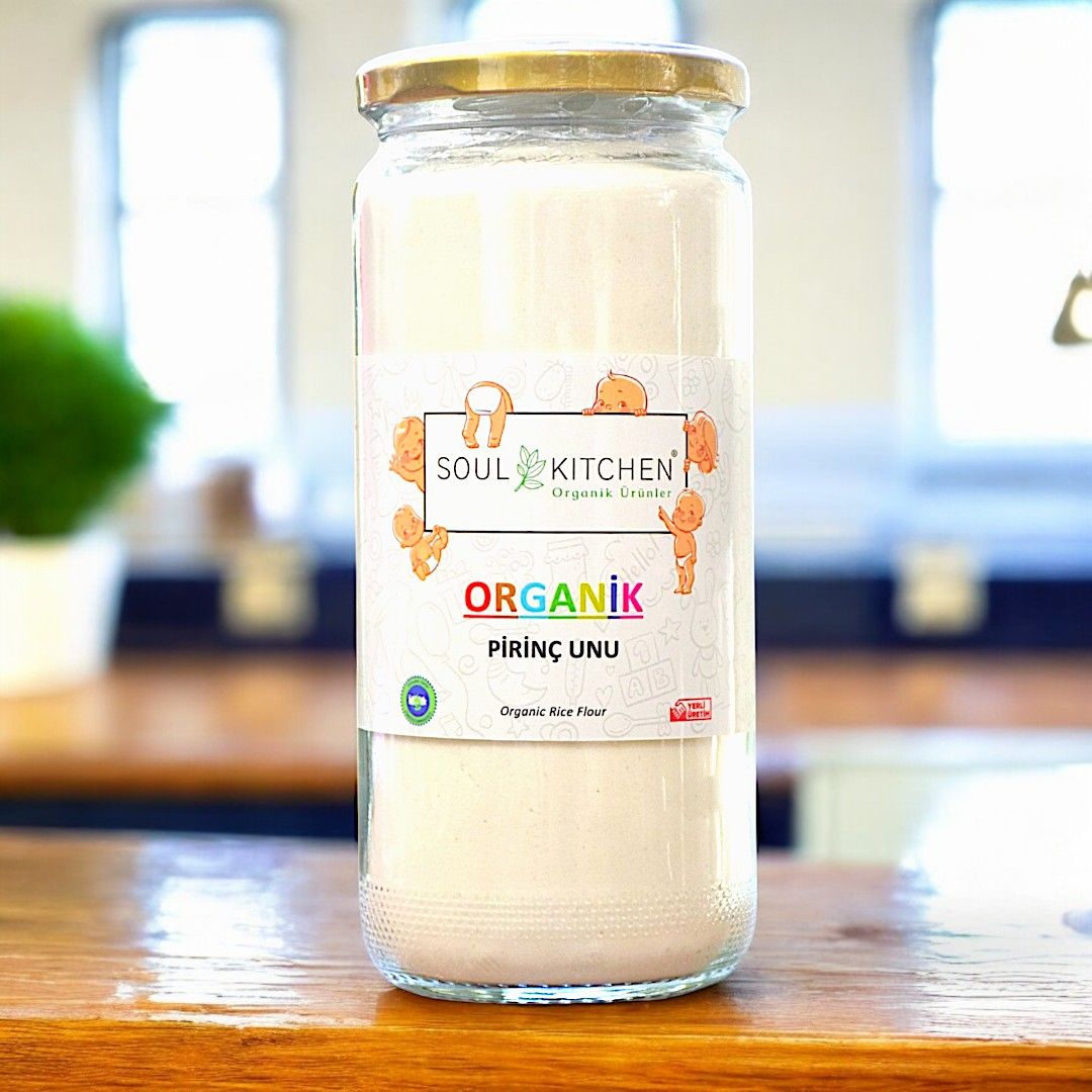 Organik Pirinç Unu cam 300gr