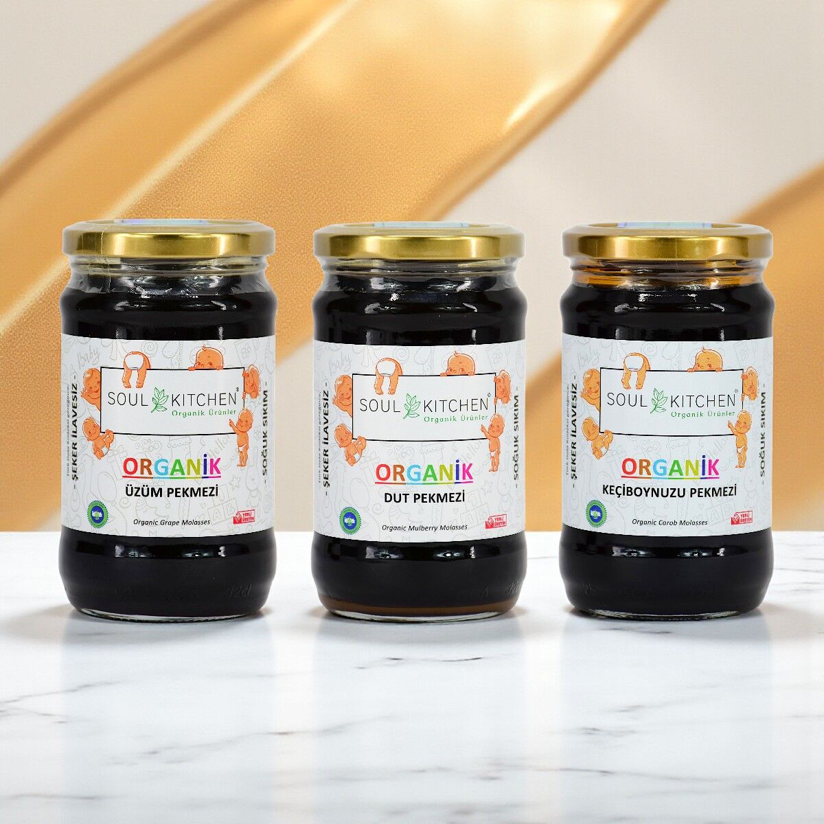 Organik Ek Gıda Seti 3'lü Pekmez Paketi Model 9