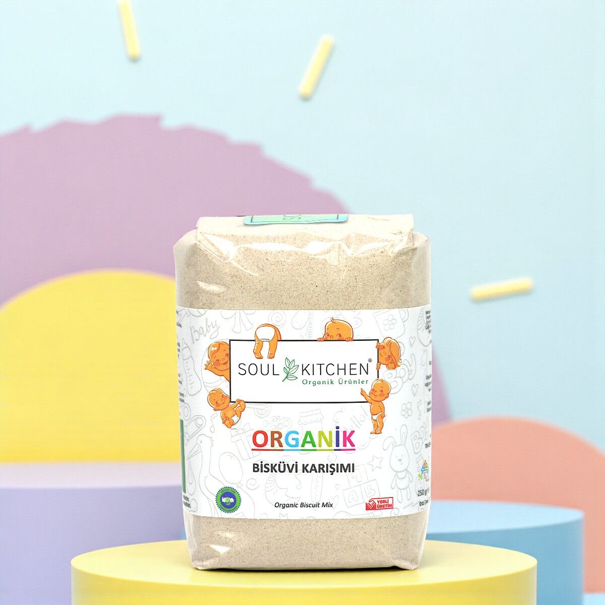 Organik Bisküvi Karışımı 250gr