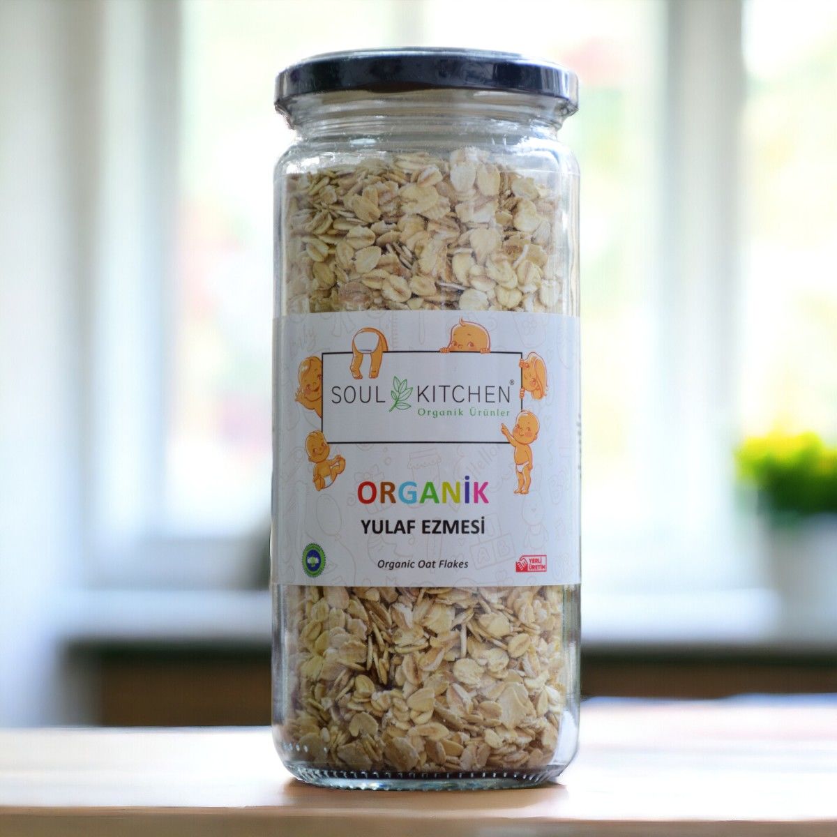 Organik Yulaf Ezmesi cam 200gr