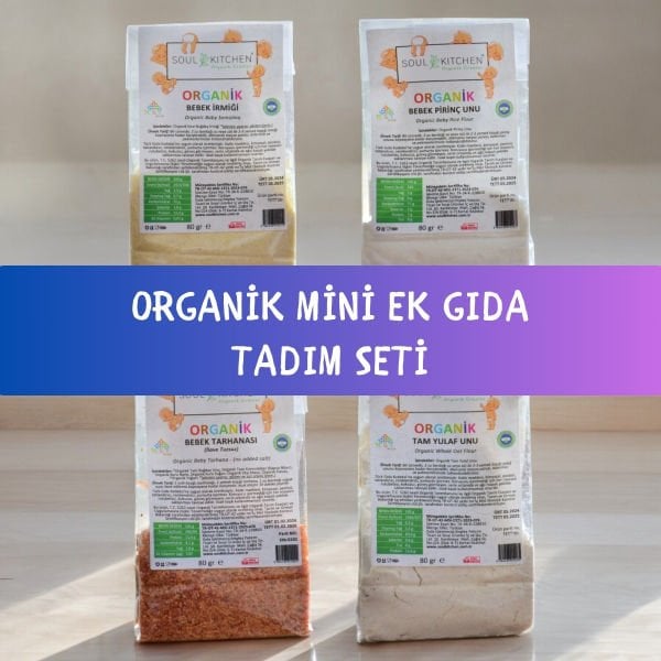 Organik Mini Ek Gıda Tadım Seti 4x80gr