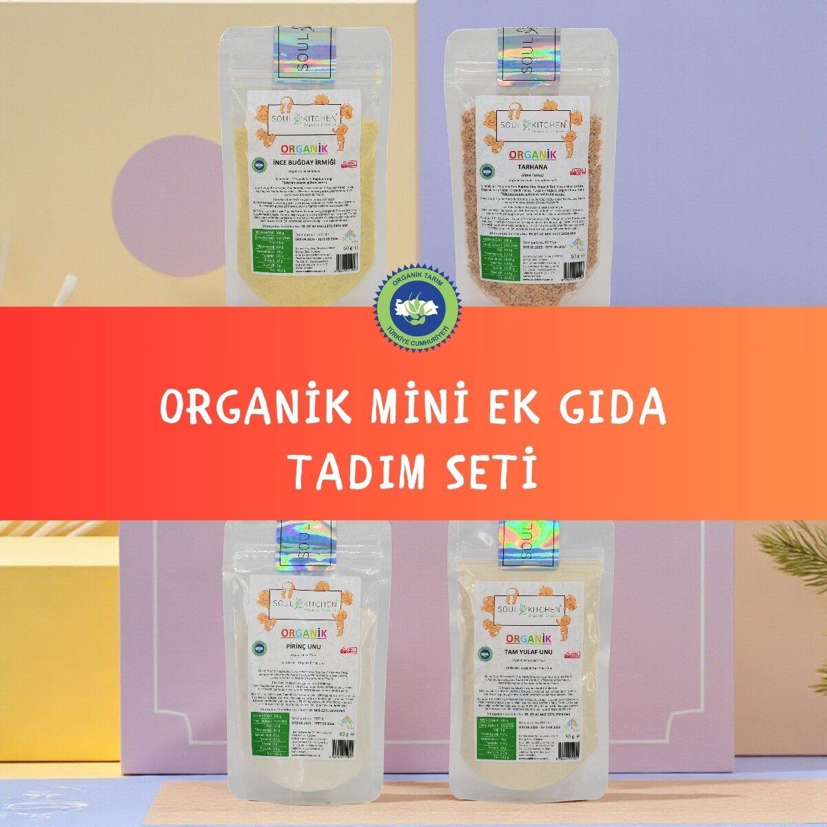 Organik Mini Ek Gıda Tadım Seti