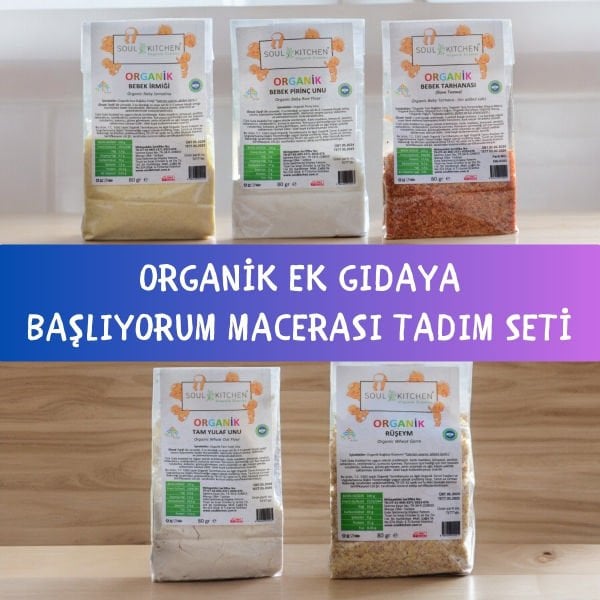 Organik Ek Gıdaya Başlıyorum Macerası 5x80gr