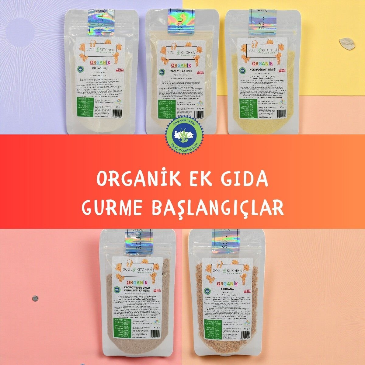 Organik Ek Gıda Gurme Başlangıçlar