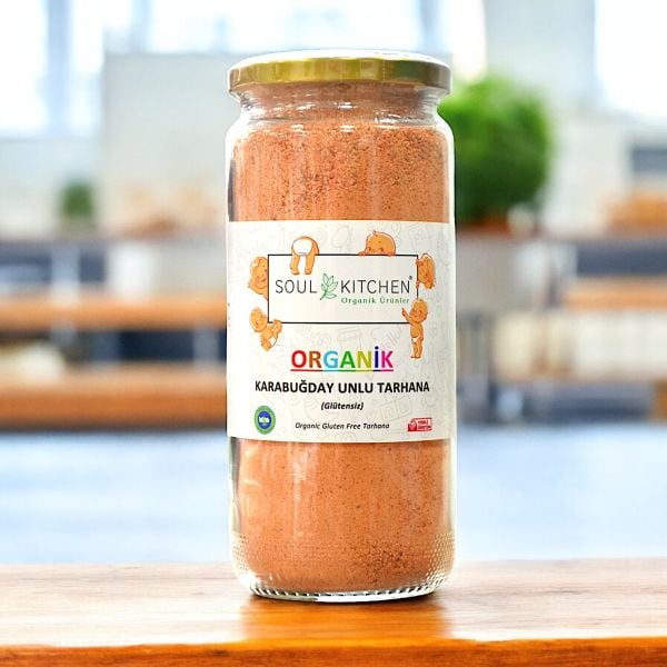 Organik Karabuğday Unlu Tarhana cam 350gr (Glütensiz)