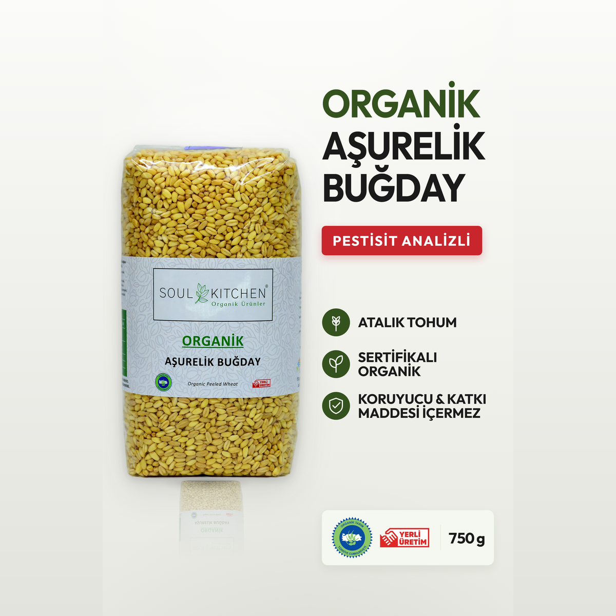 Organik Aşurelik Buğday 750gr