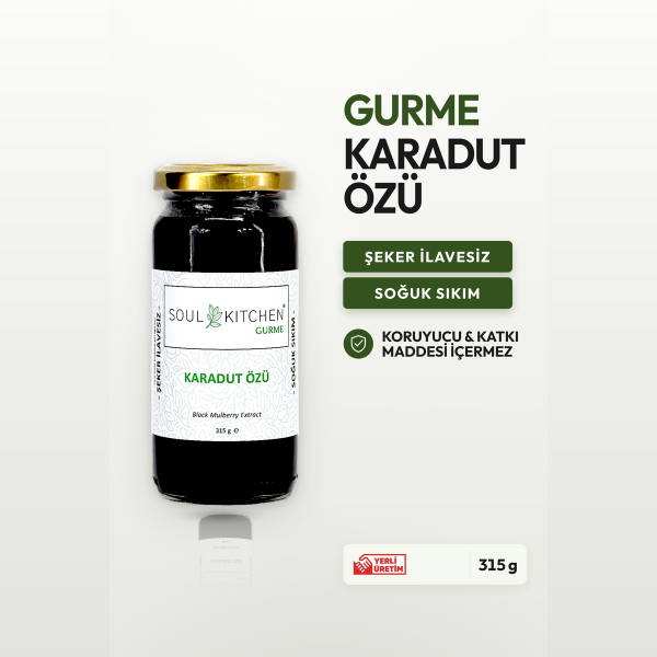 Karadut Özü 315gr (Soğuk Sıkım) (Şeker İlavesiz)