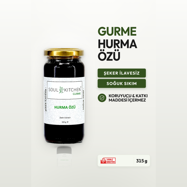 Hurma Özü 315gr (Soğuk Sıkım) (Şeker İlavesiz)
