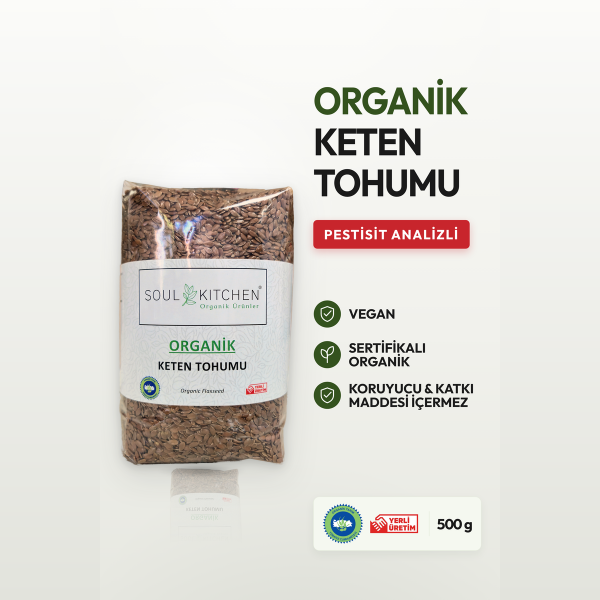 Organik Keten Tohumu 500gr